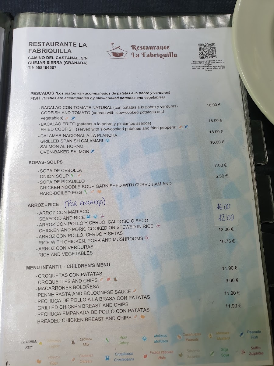 La Fabriquilla Menu 8