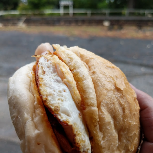 Egg and Bacon Roll