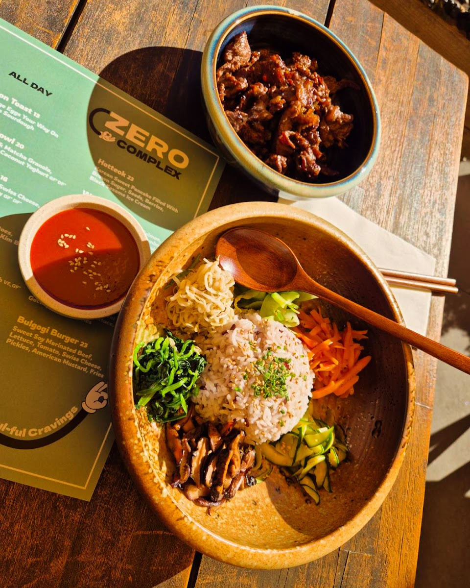Zero Complex Braddon Menu 2