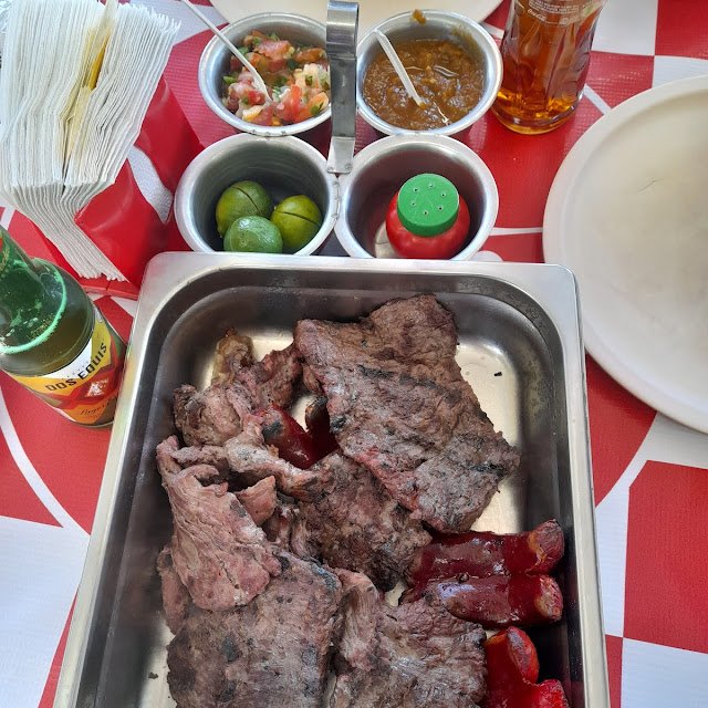 Arrachera Chorizo Y Salchicha