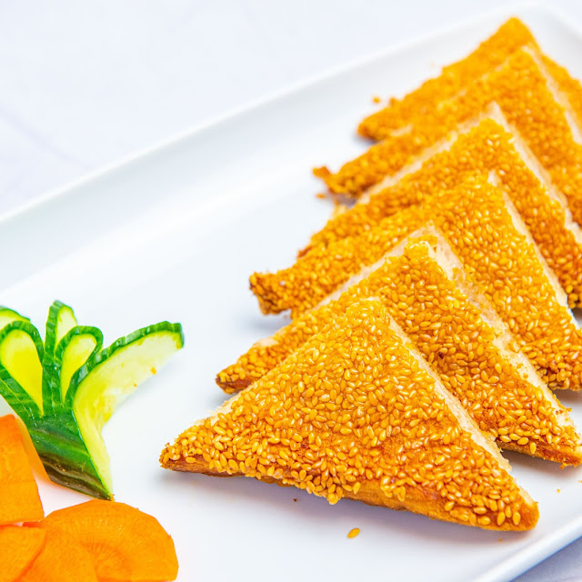 Sesame Prawn on Toast