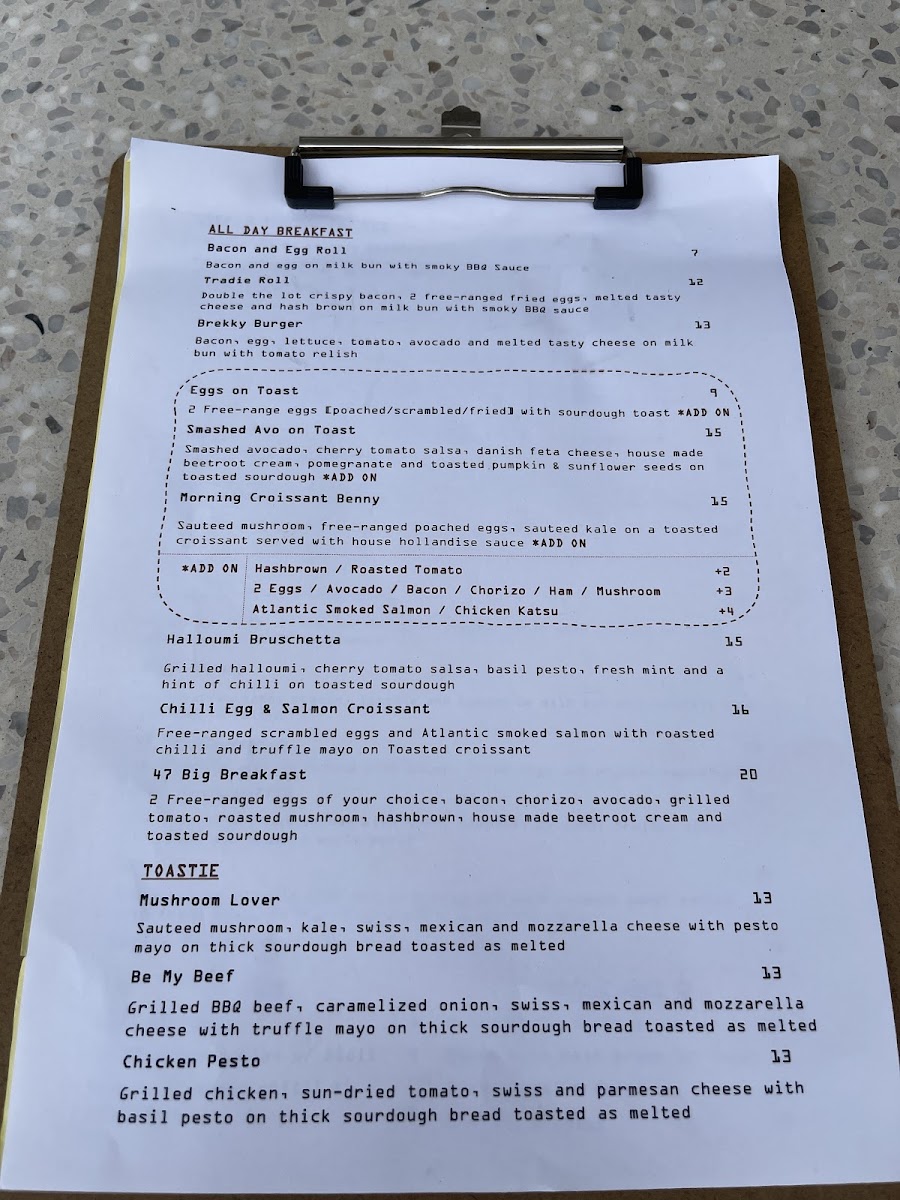 Blue Garden Cafe Ermington Menu 9