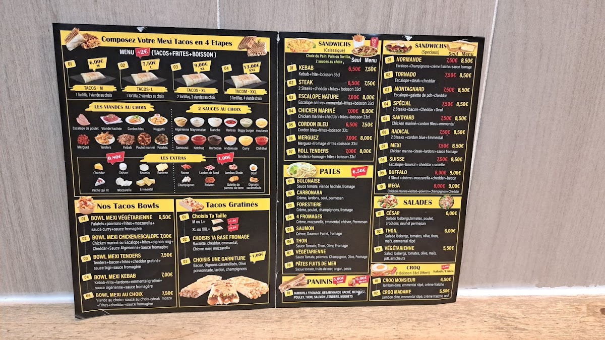 Mexi Tacos Menu 3