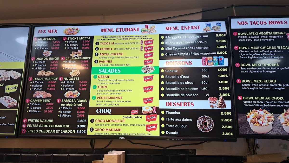 Mexi Tacos Menu 5