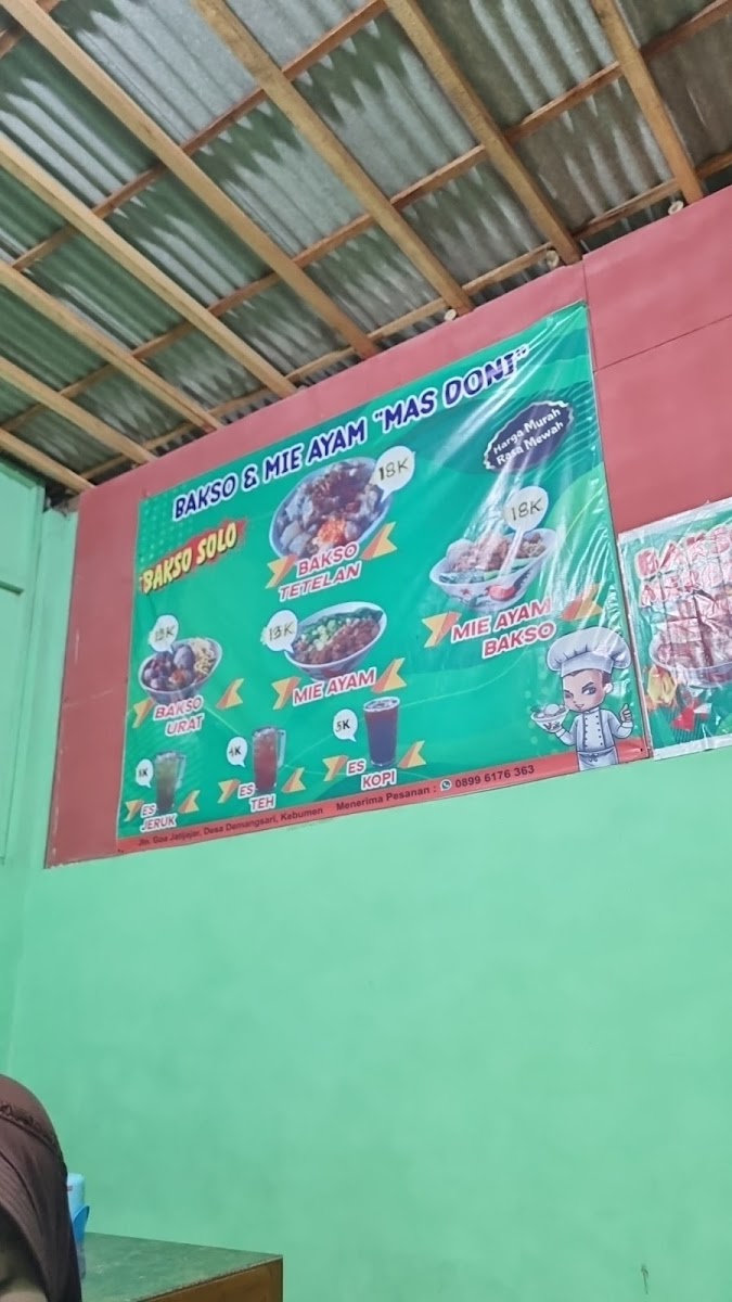 Bakso dan Mie Ayam Mas Doni Menu 2