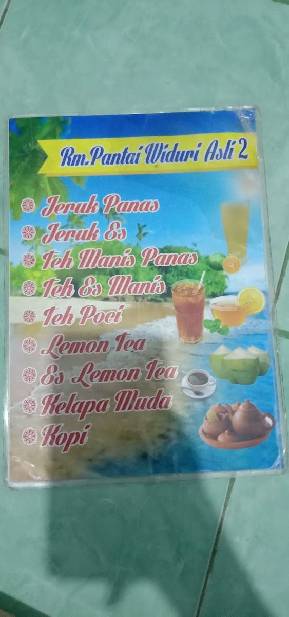 RM PANTAI WIDURI ASLI 2 (sea food) Menu 4