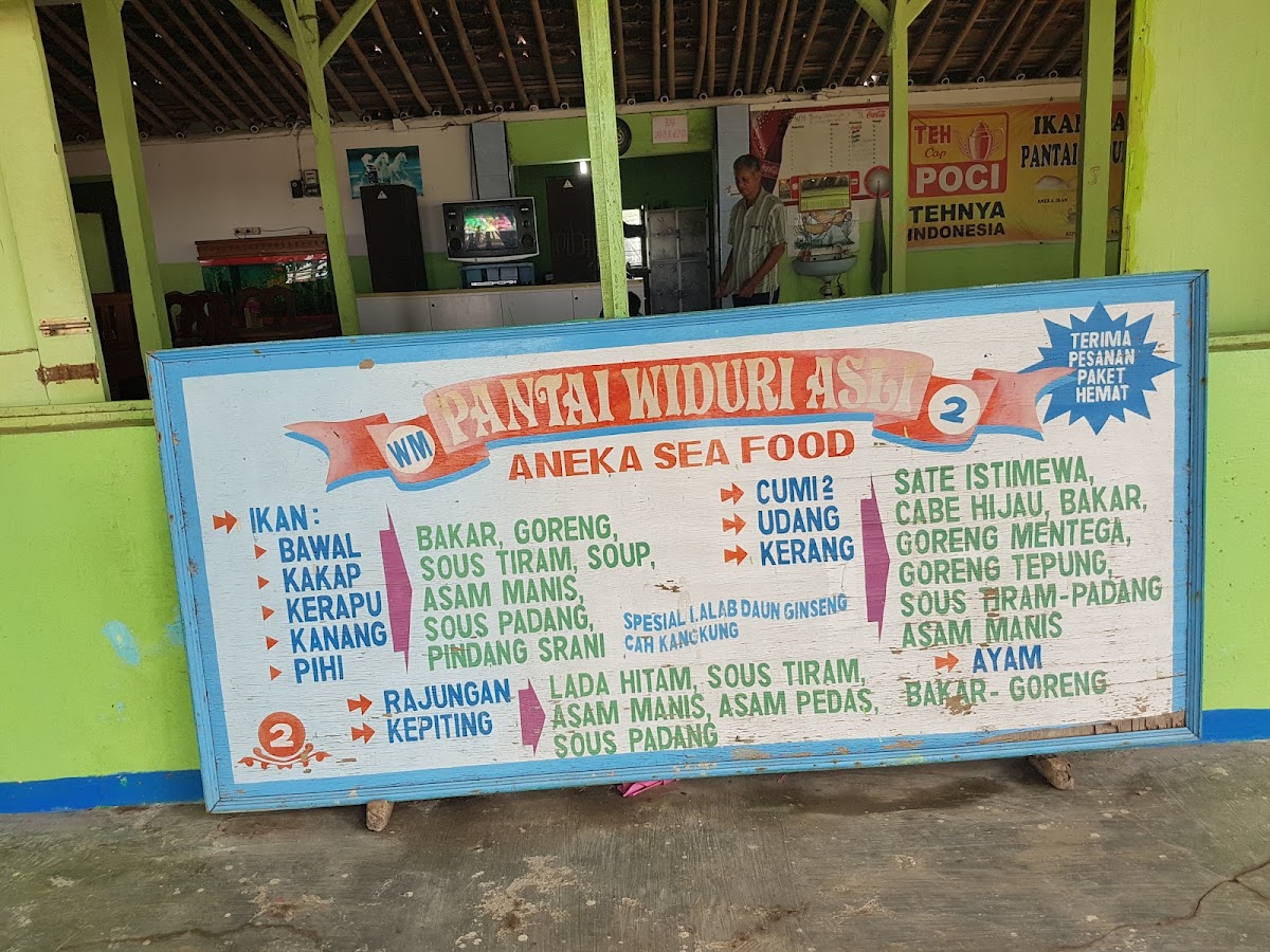 RM PANTAI WIDURI ASLI 2 (sea food) Menu 6