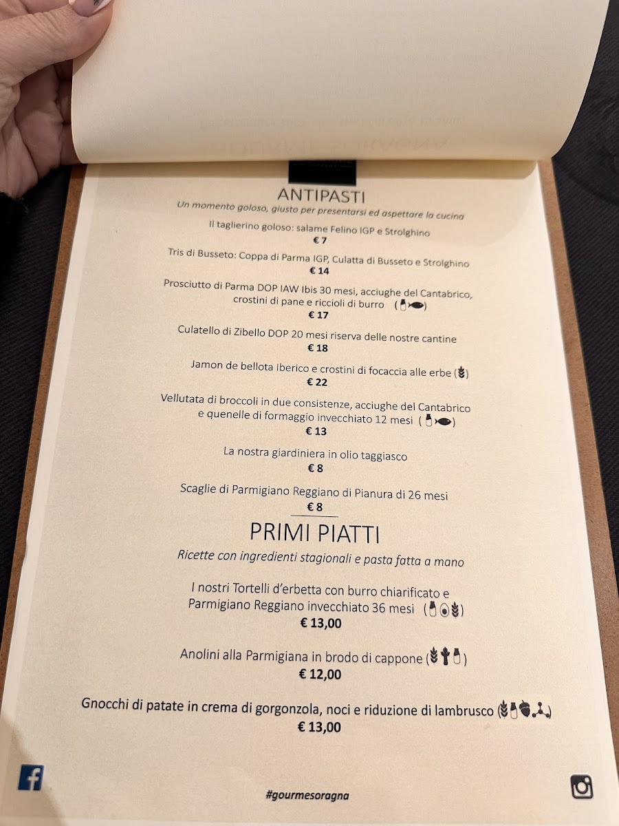 Gourmé Soragna Menu 3