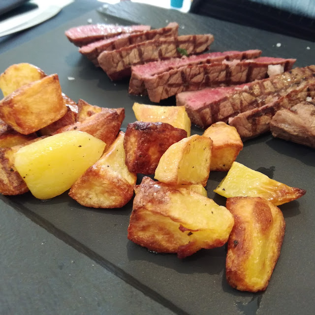 Tagliata Con Patate Al Forno