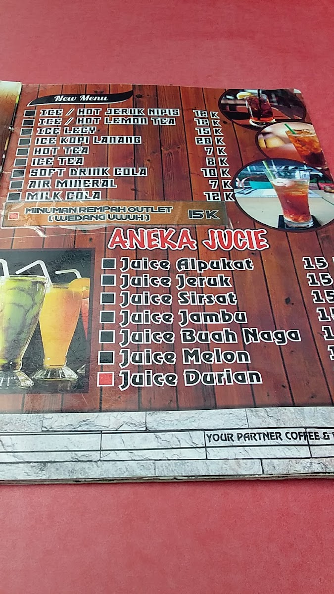 Outlet By Coffee Menu 2