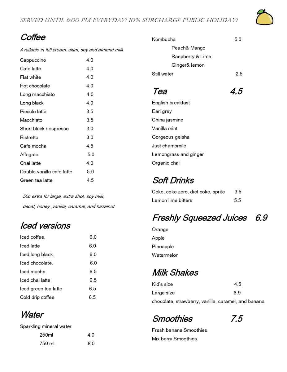 Youge Menu 10