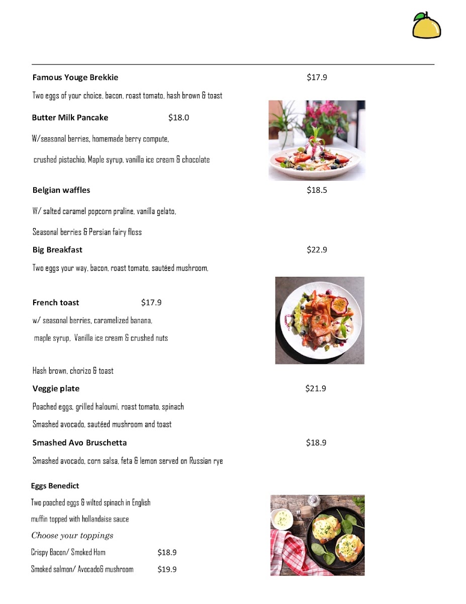 Youge Menu 5