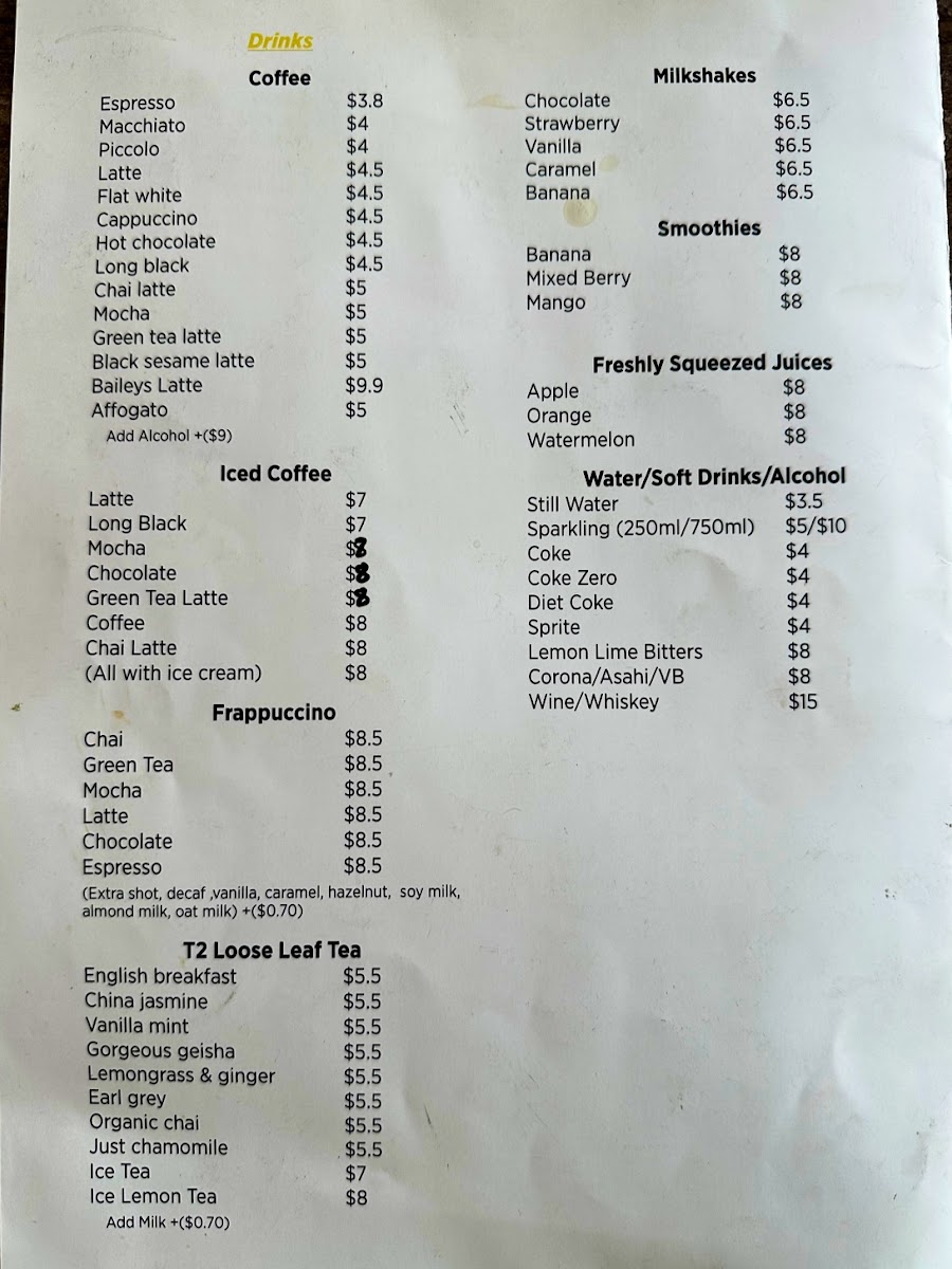 Youge Menu 6