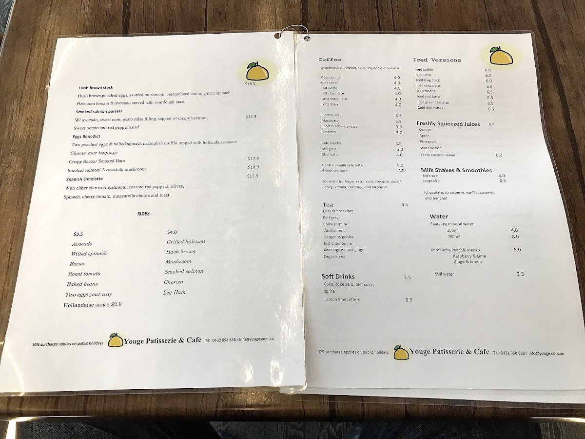 Youge Menu 9