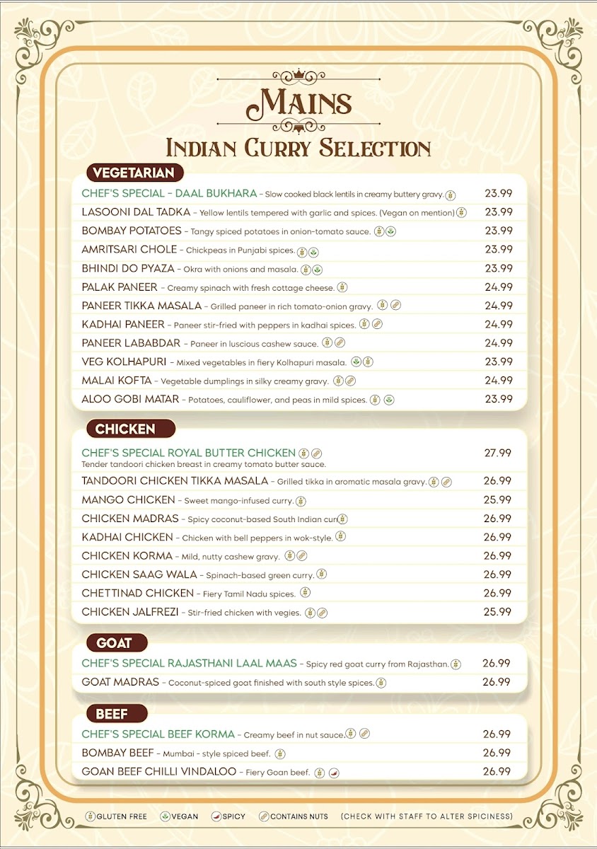 Hello India Bunbury Menu 4