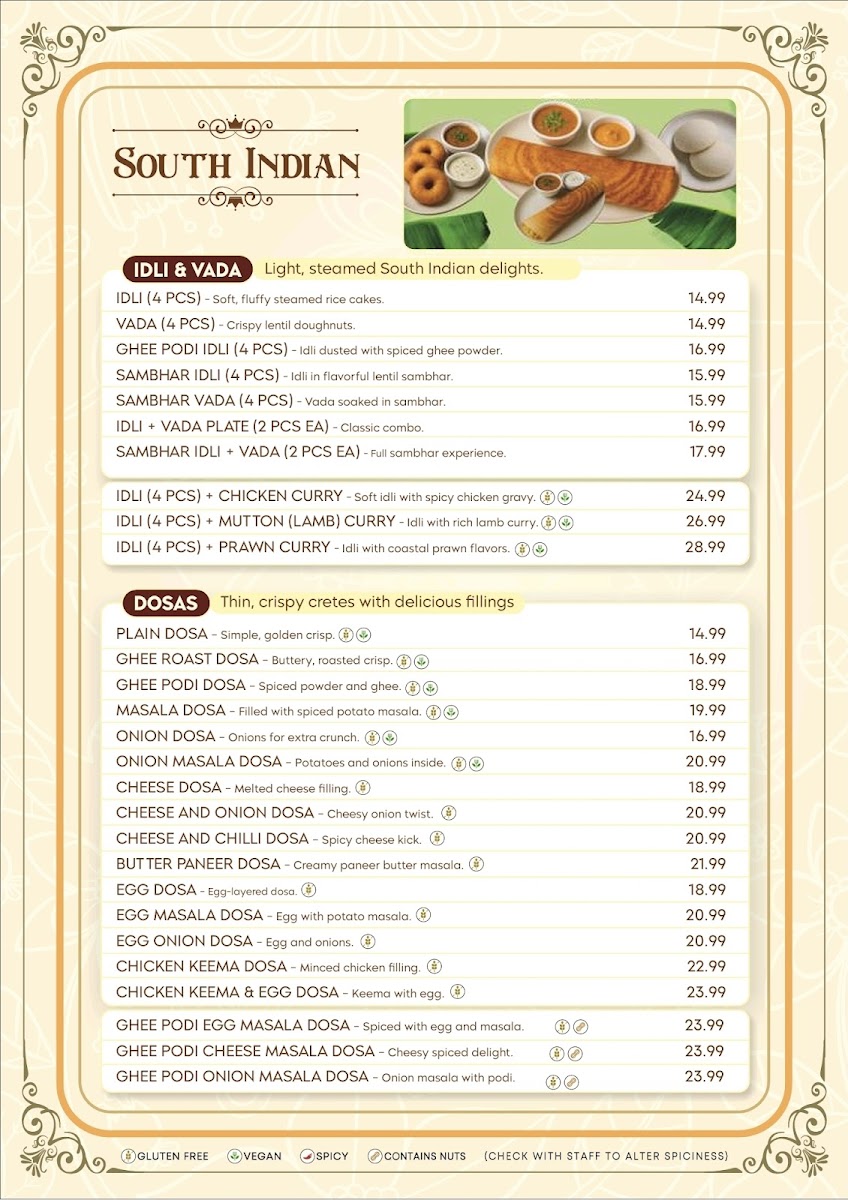 Hello India Bunbury Menu 6