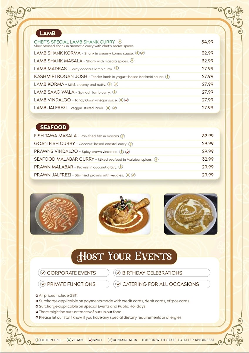 Hello India Bunbury Menu 8