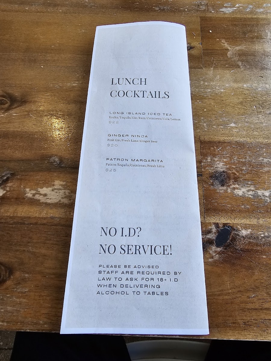 Seekers Bar & Cafe Boat Harbour Beach Menu 8