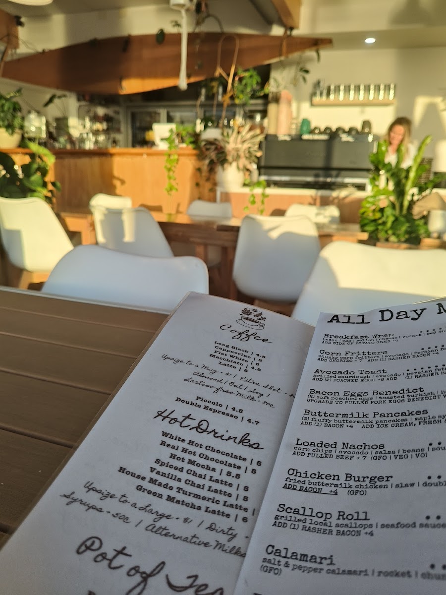 Seekers Bar & Cafe Boat Harbour Beach Menu 9