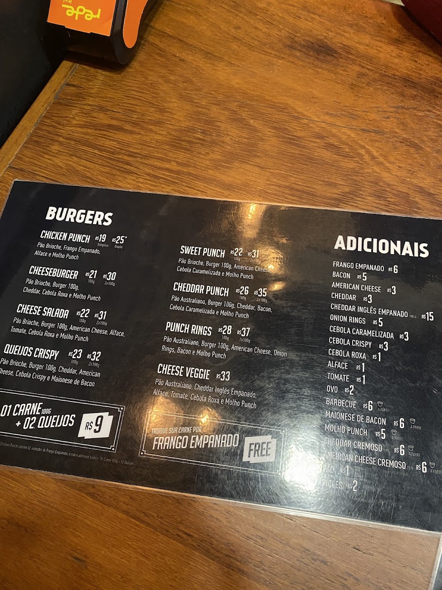 Punch Smash Burgers - Pátio Sabiá Menu 2
