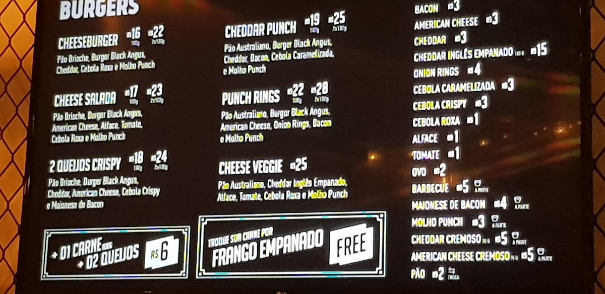 Punch Smash Burgers - Pátio Sabiá Menu 4