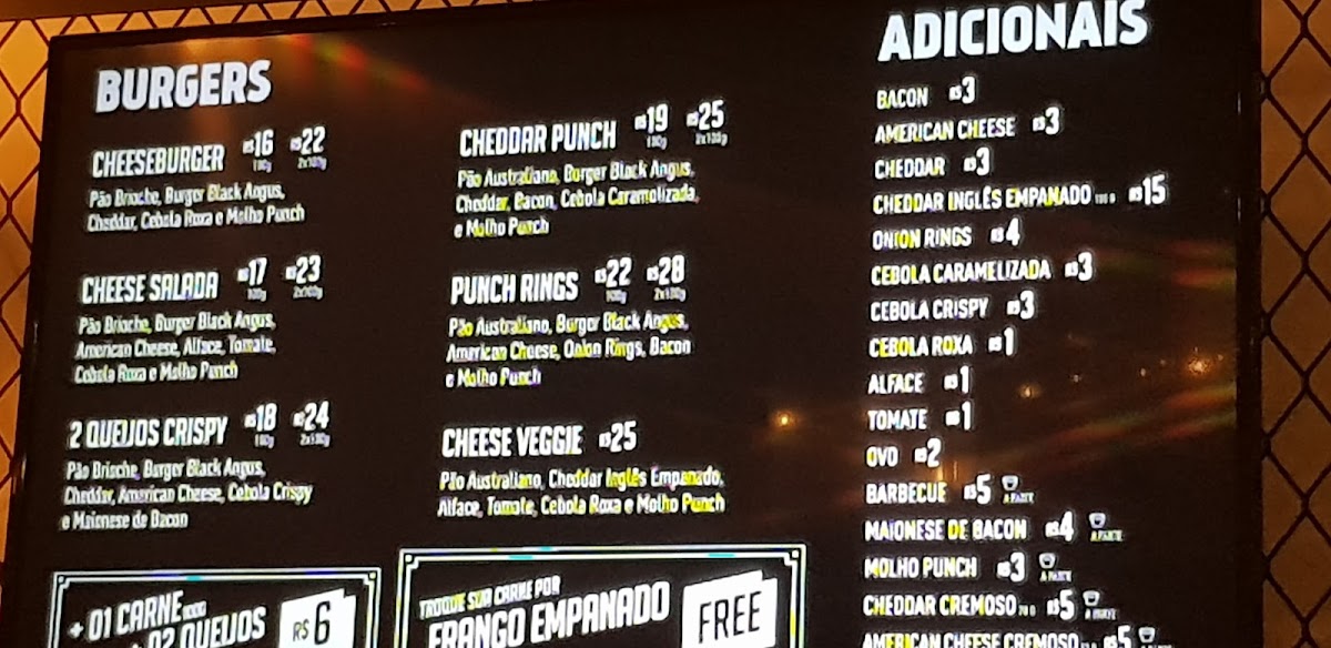 Punch Smash Burgers - Pátio Sabiá Menu 7