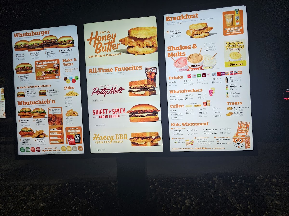 Whataburger Menu 4