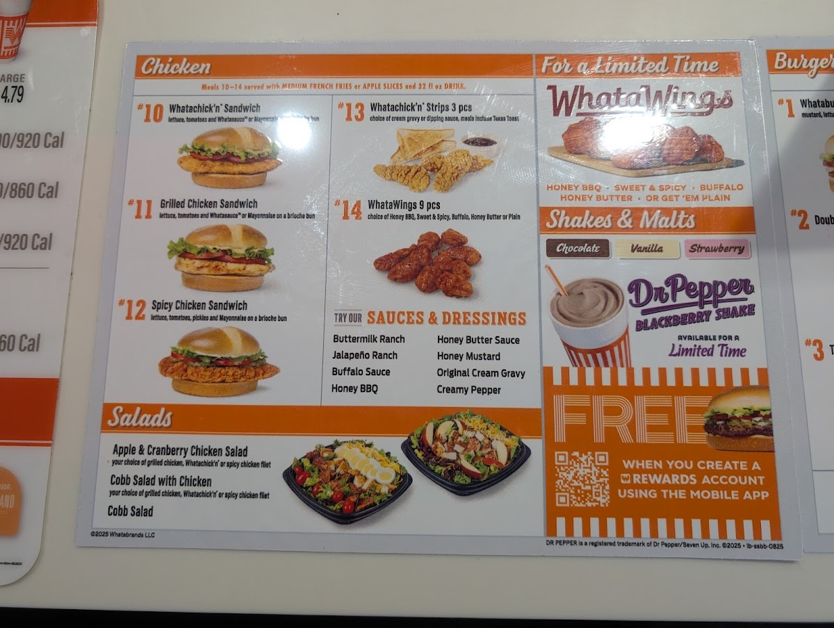 Whataburger Menu 7