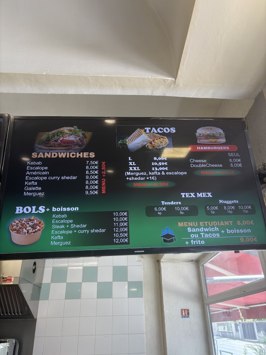 kebaberie 38 Menu 1