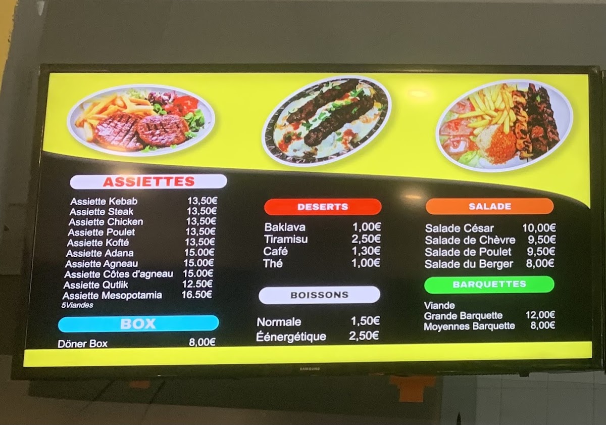 kebaberie 38 Menu 4