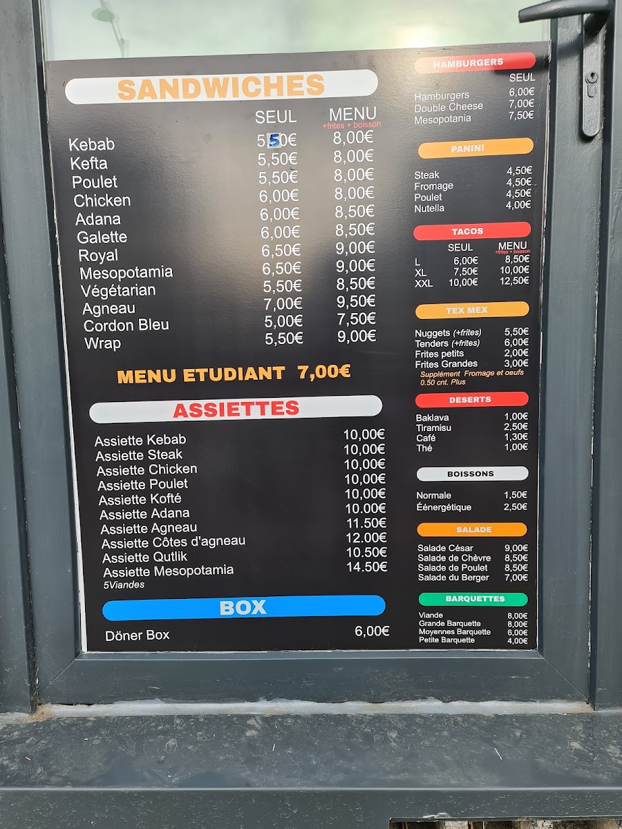 kebaberie 38 Menu 5