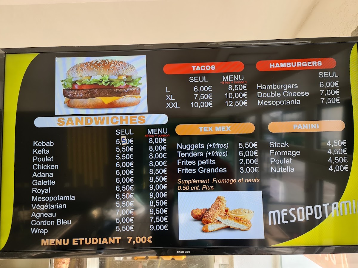 kebaberie 38 Menu 6