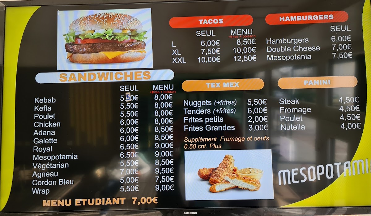 kebaberie 38 Menu 8
