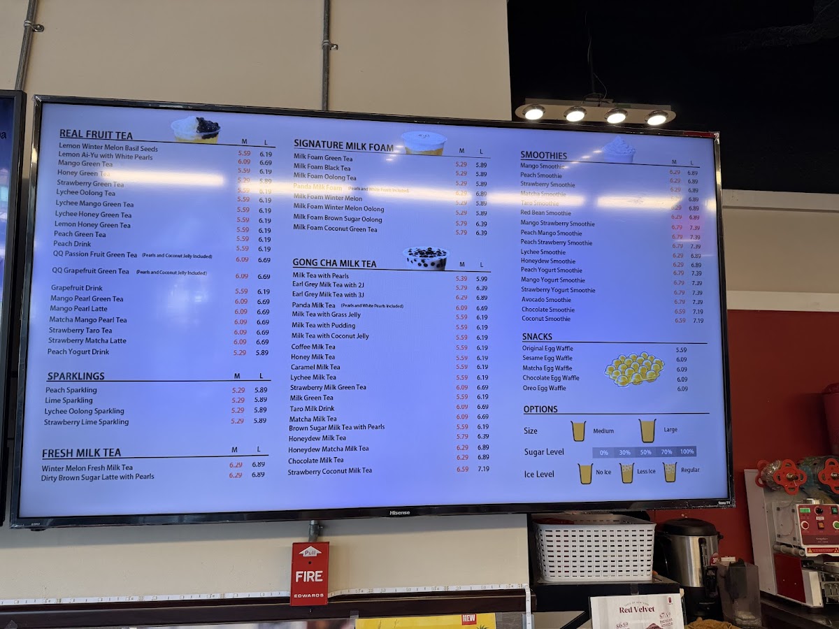 Gong Cha Chinatown - Bubble Tea Menu 3