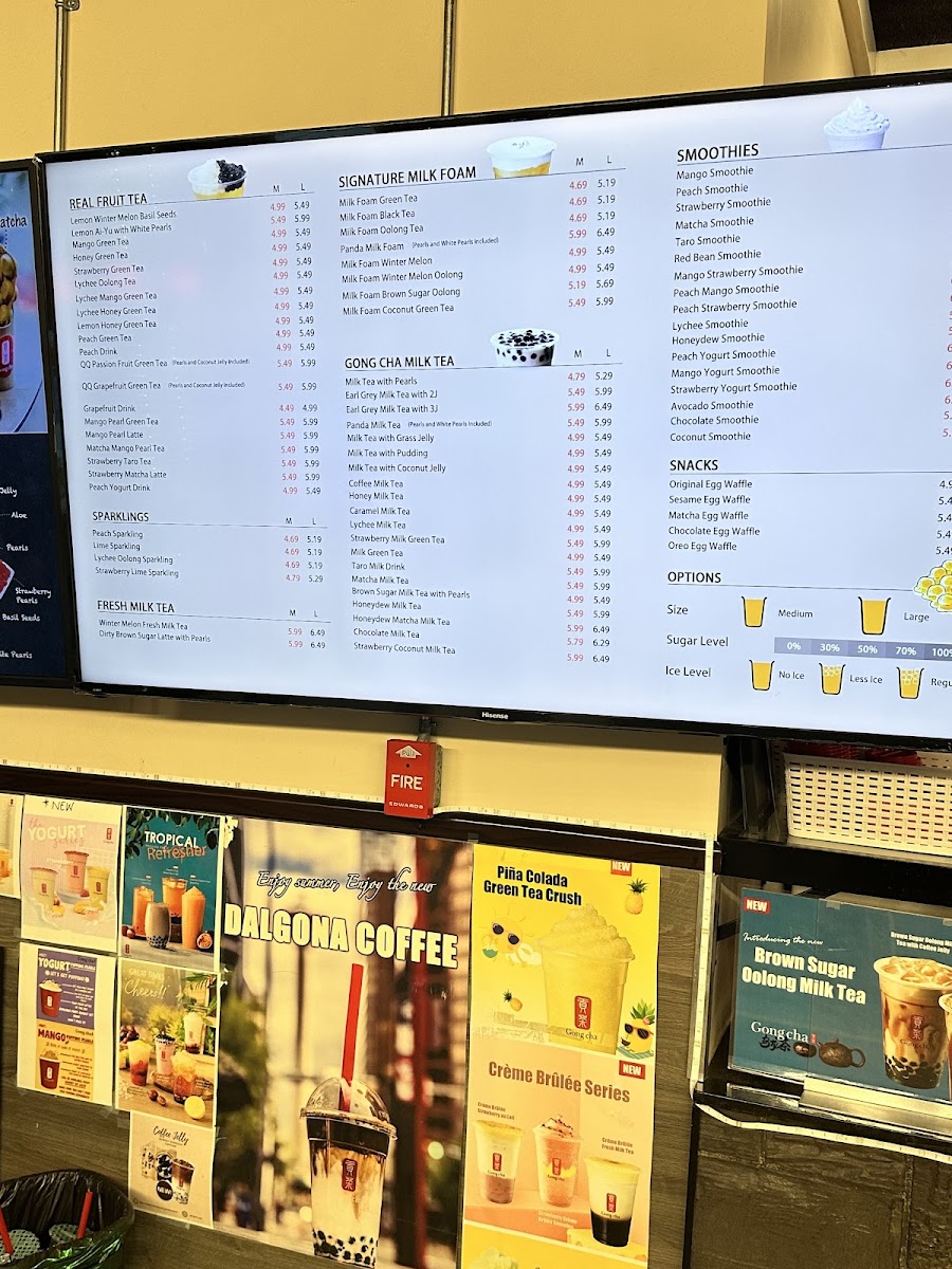 Gong Cha Chinatown - Bubble Tea Menu 8