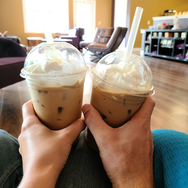 Iced White Chocolate Raspberry Mocha
