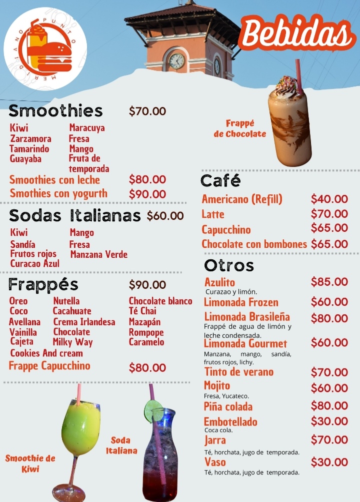 Punto Meridiano Menu 2