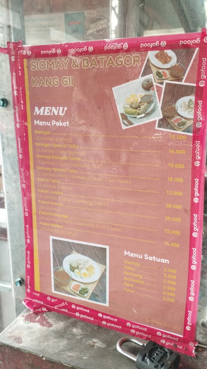 Siomay & Batagor Kang Gii asli Bandung 4 Menu 1