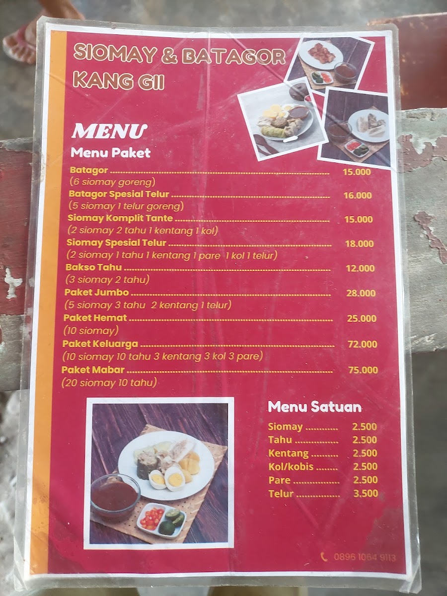 Siomay & Batagor Kang Gii asli Bandung 4 Menu 4