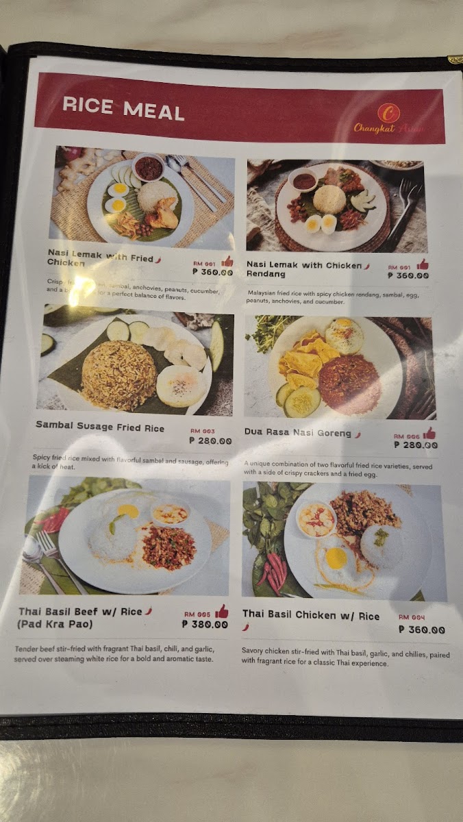 Changkat Asian Kitchen & Bar- Angeles Menu 2