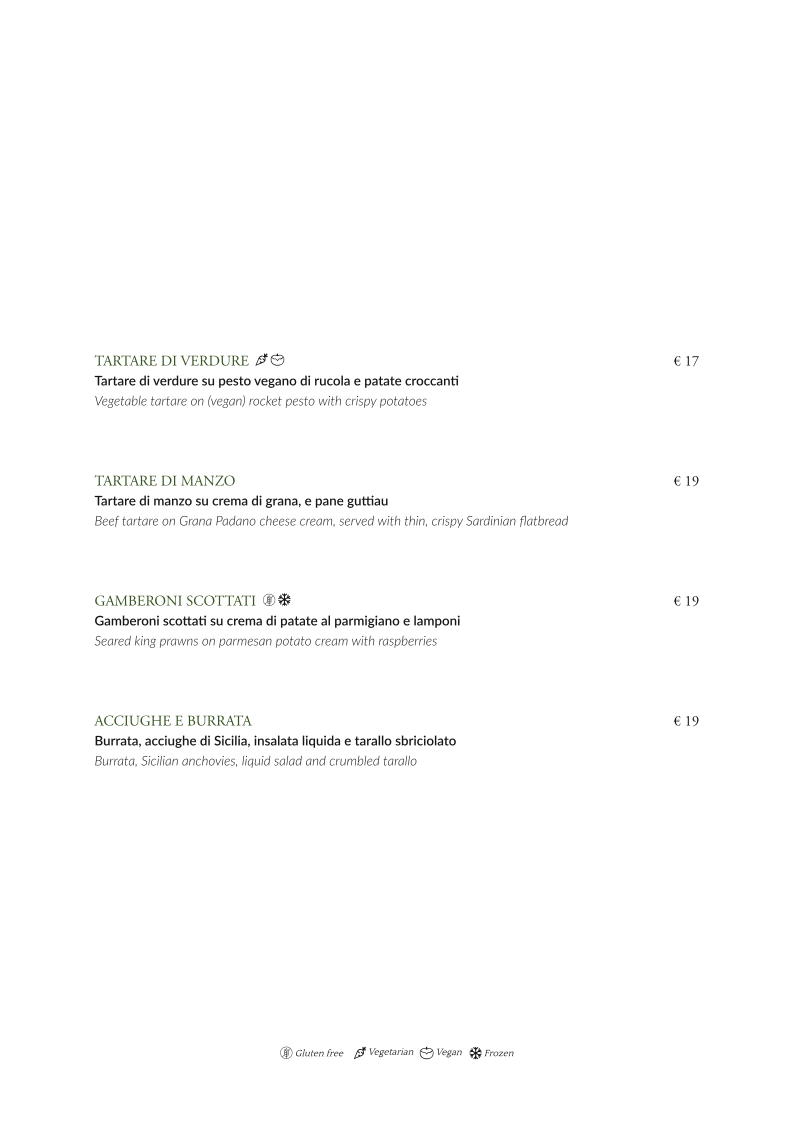 Locandina Cappello Menu 8