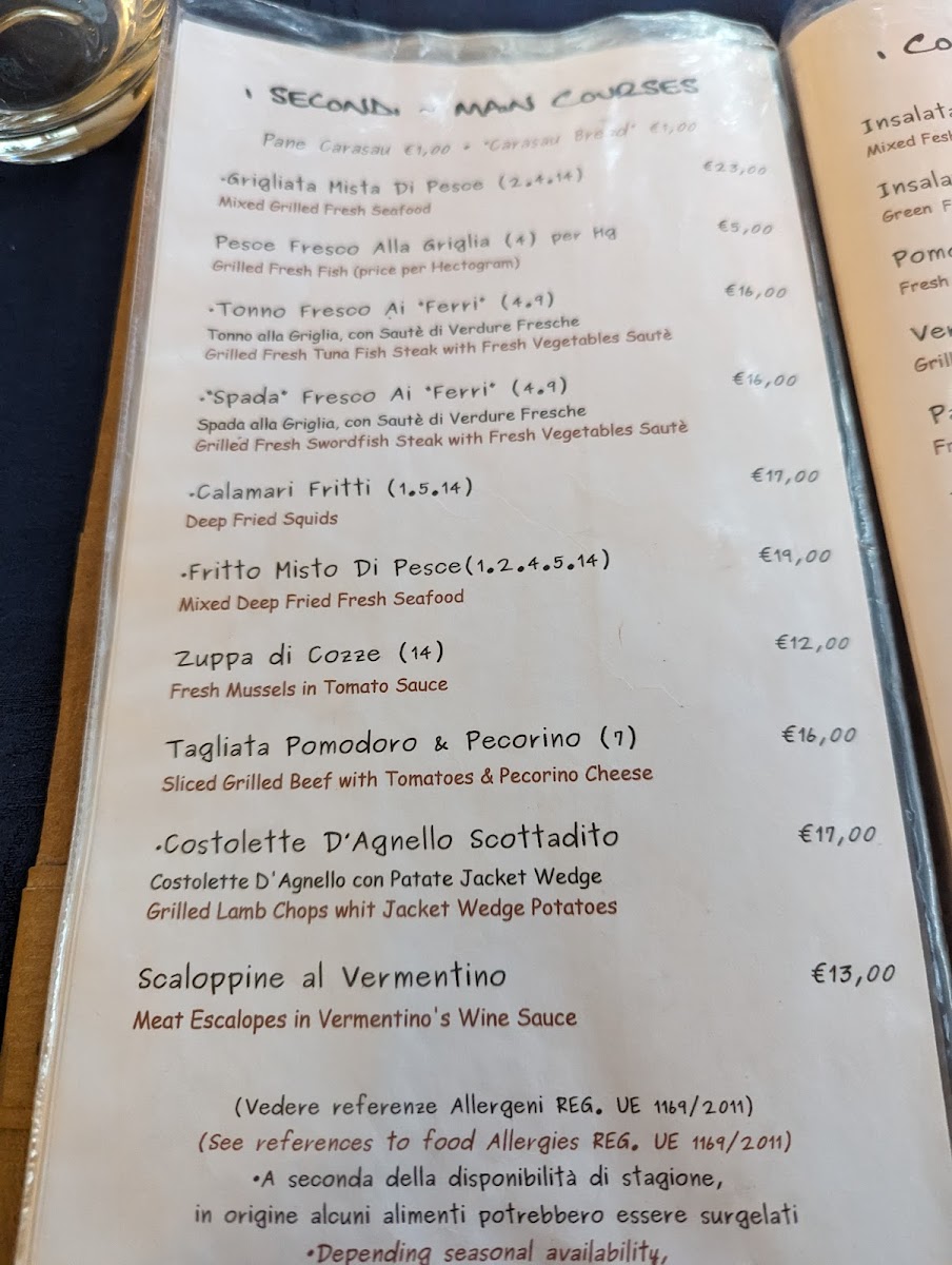 `DuePi` Ristorante - Pizzeria - Live Grill Menu 8