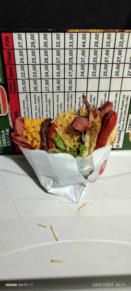Curicas Burguer setor jao Menu 5
