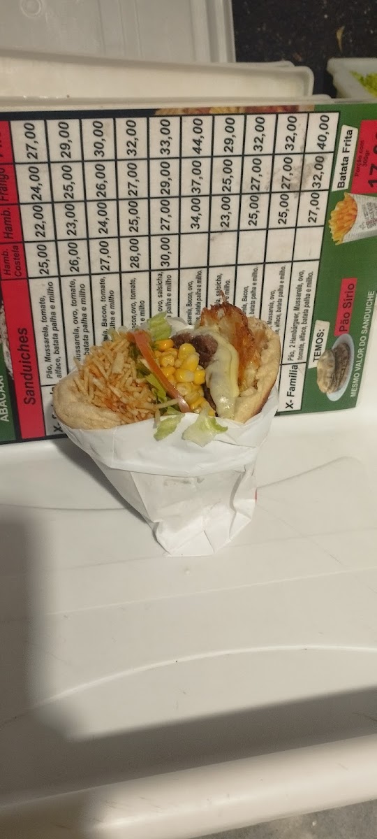 Curicas Burguer setor jao Menu 7