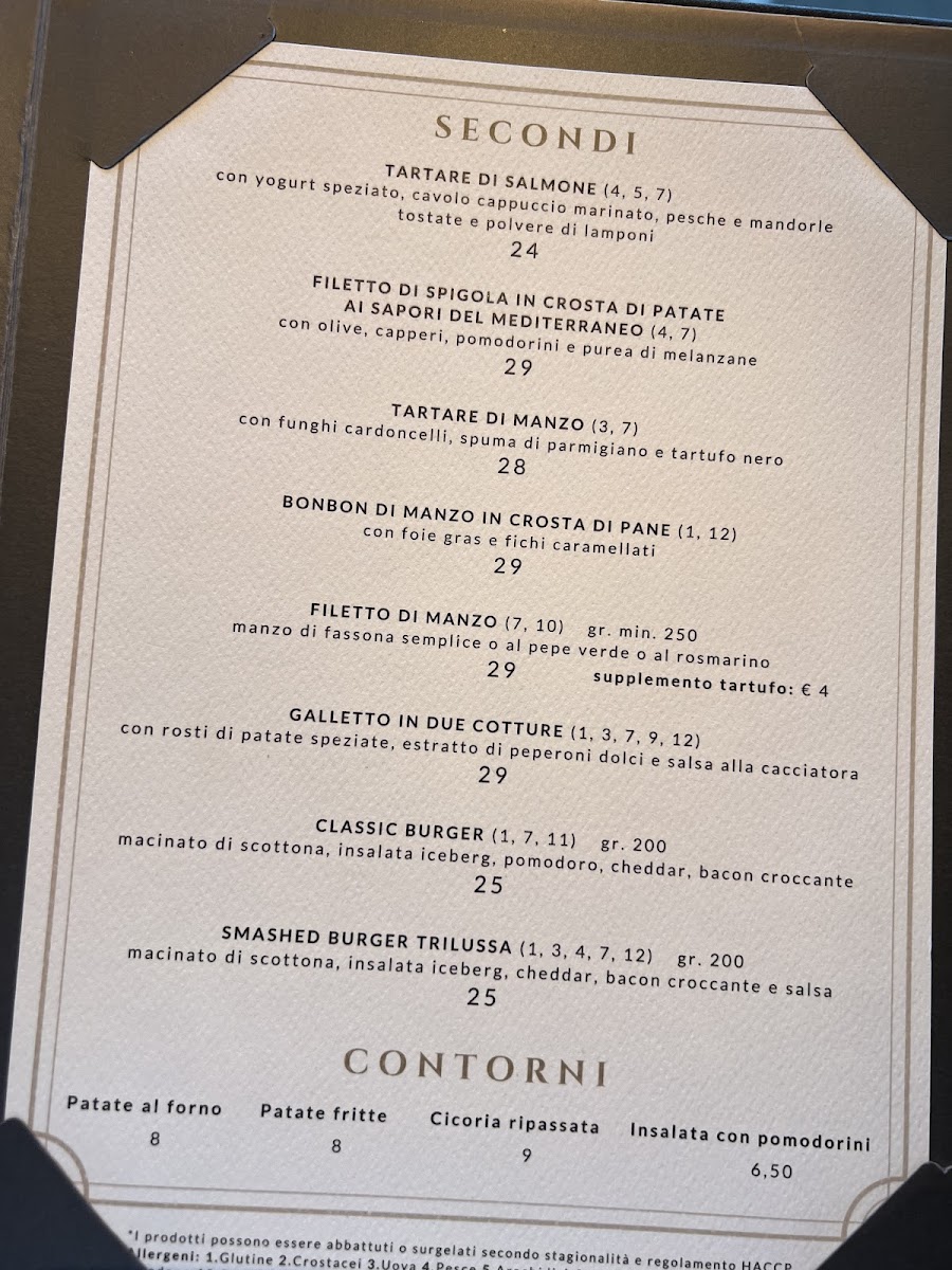 Ramo Bistrot Menu 1