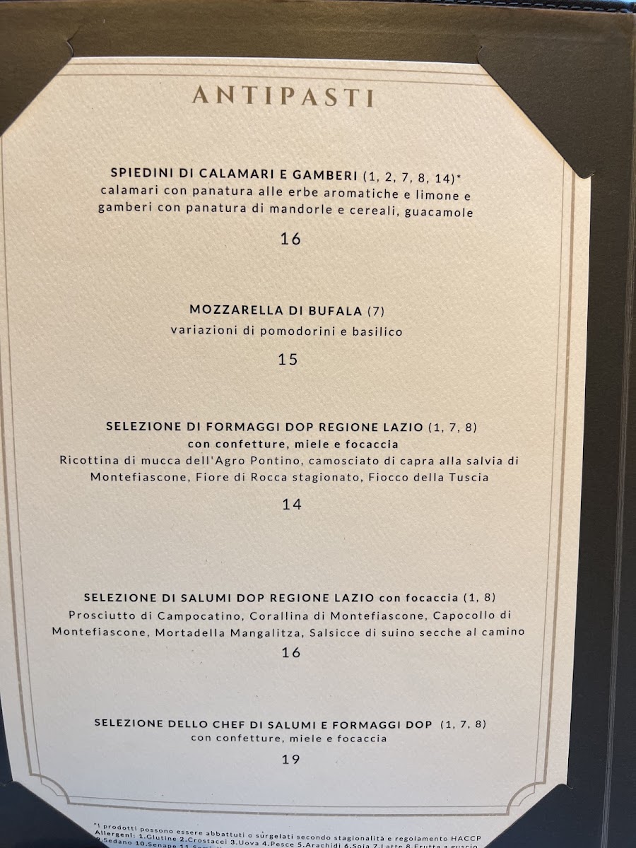 Ramo Bistrot Menu 10