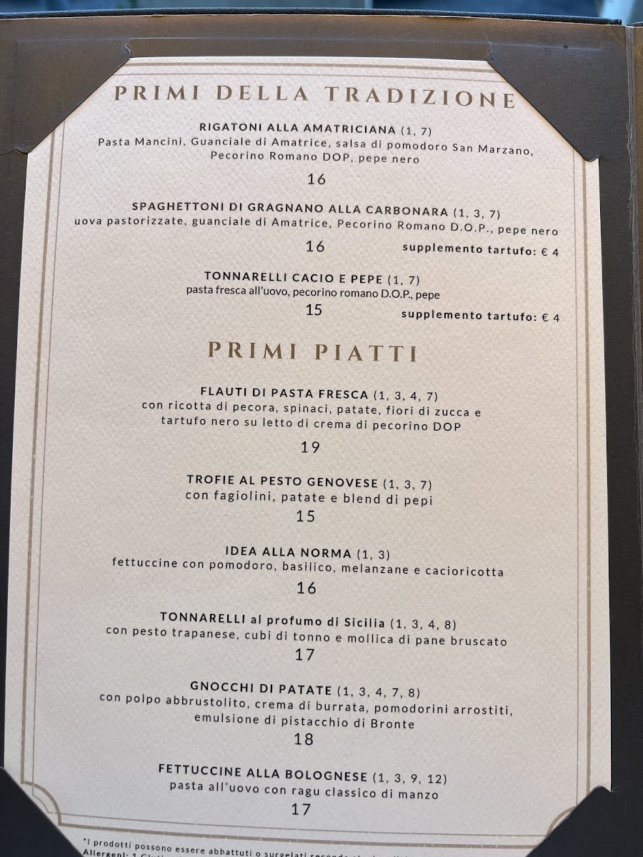 Ramo Bistrot Menu 6