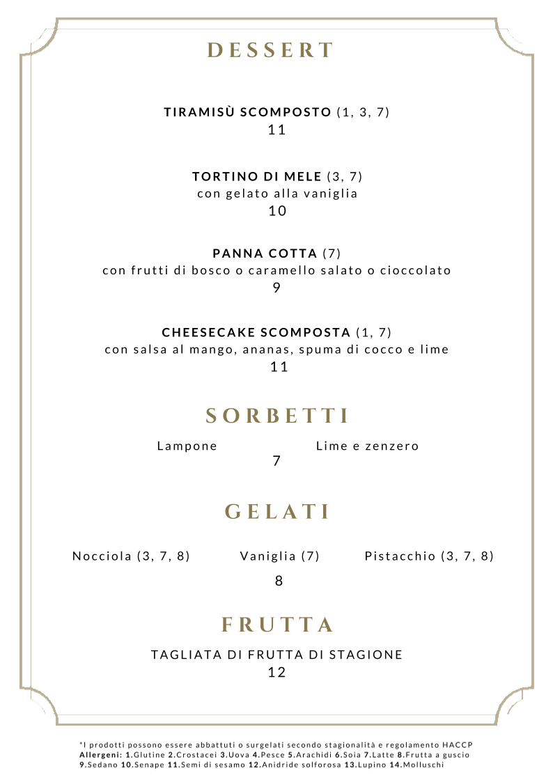 Ramo Bistrot Menu 7