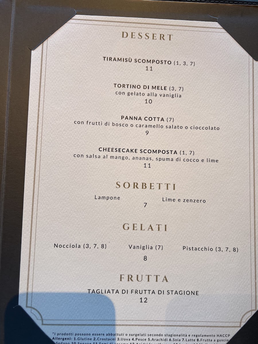 Ramo Bistrot Menu 9