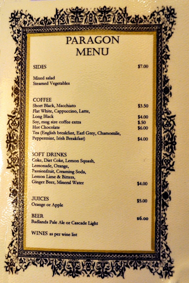 Paragon Menu 7